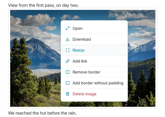 Frame and resize your images